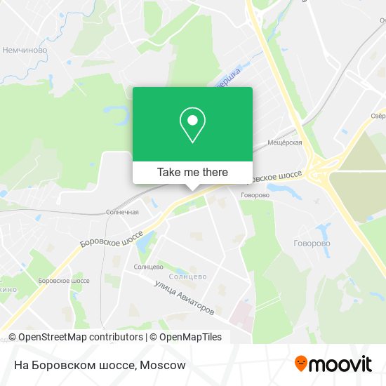 На Боровском шоссе map