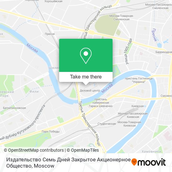 Издательство Семь Дней Закрытое Акционерное Общество map