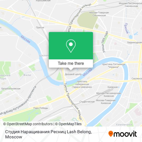Студия Наращивания Ресниц Lash Belong map