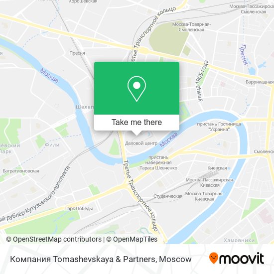 Компания Tomashevskaya & Partners map