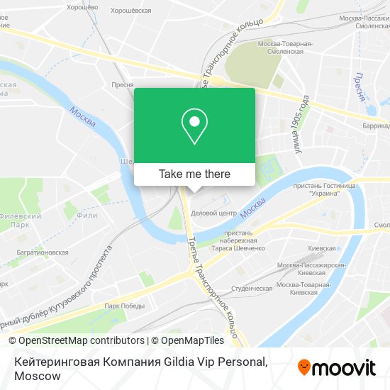 Кейтеринговая Компания Gildia Vip Personal map