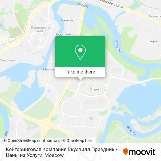 Кейтеринговая Компания Вкусвилл Праздник - Цены на Услуги map