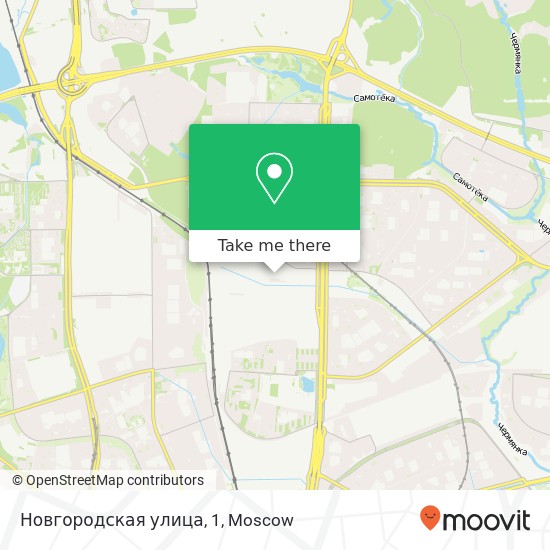 Новгородская улица, 1 map