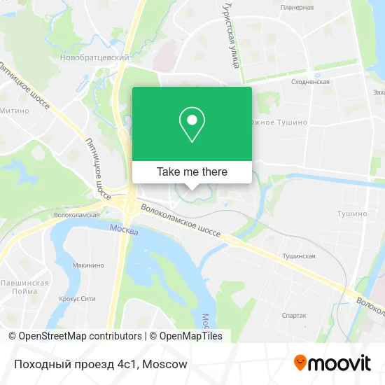 Походный проезд 4с1 map