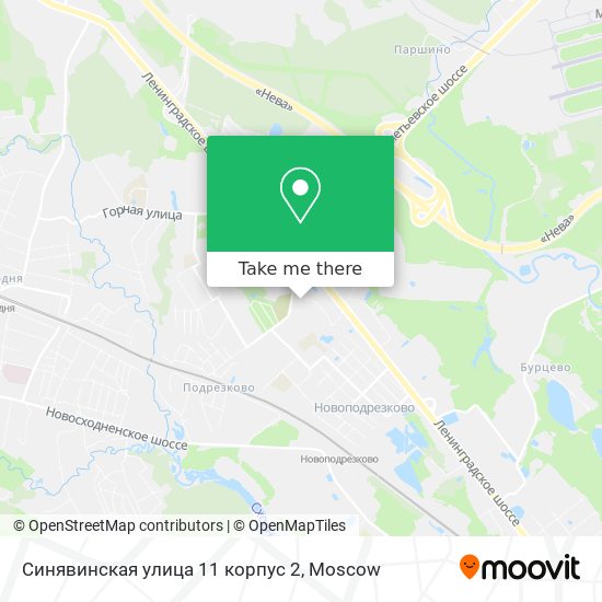 Синявинская улица 11 корпус 2 map