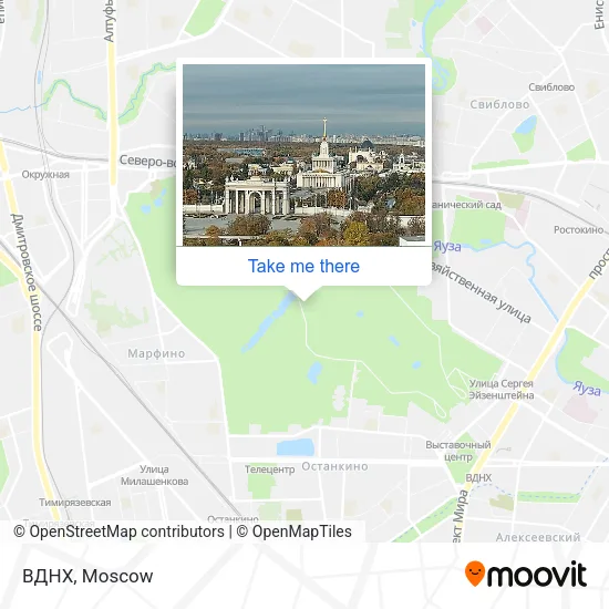 ВДНХ map