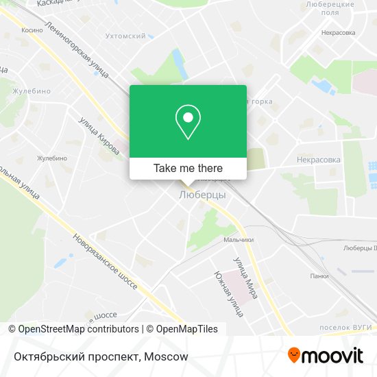 Октябрьский проспект map