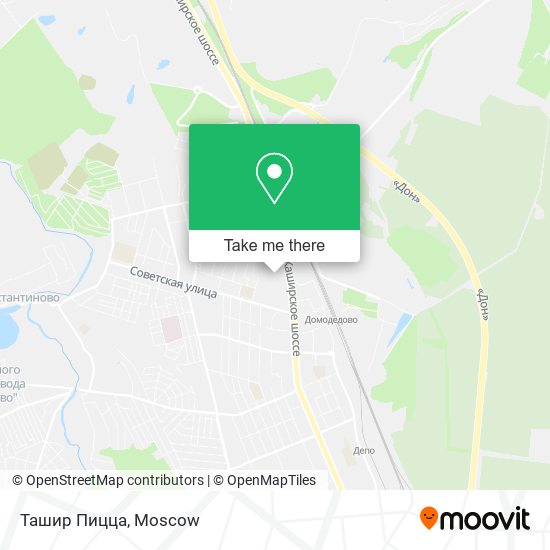 Ташир Пицца map