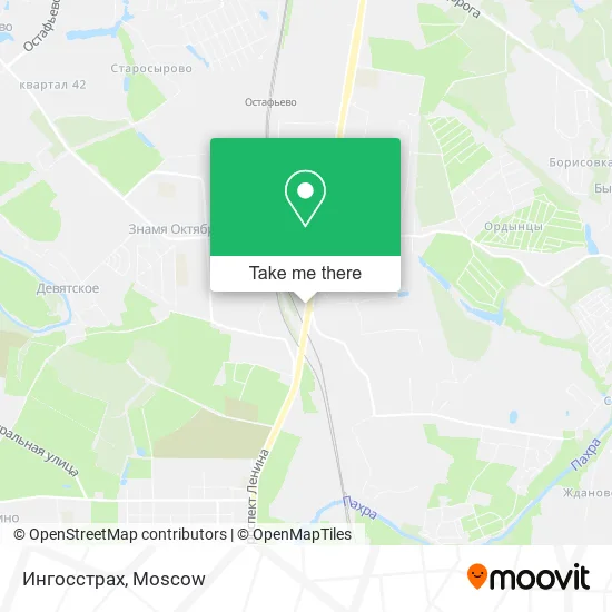 Ингосстрах map