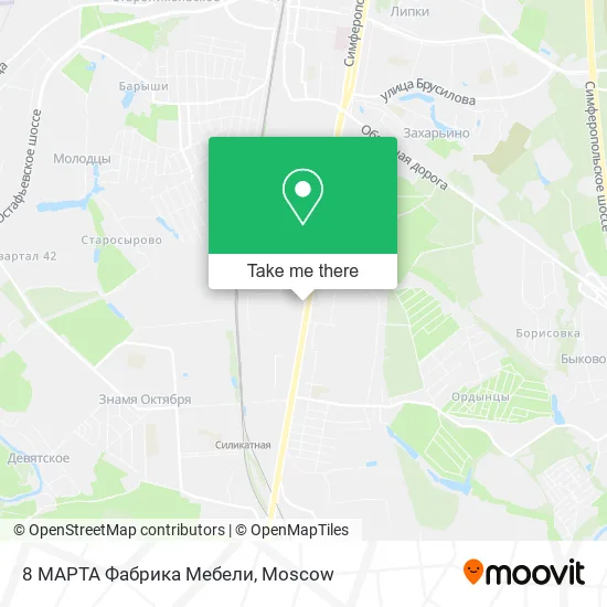 8 МАРТА Фабрика Мебели map