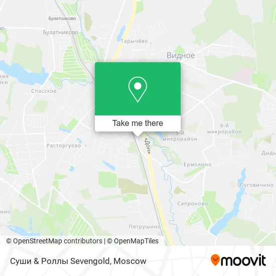 Cуши & Роллы Sevengold map