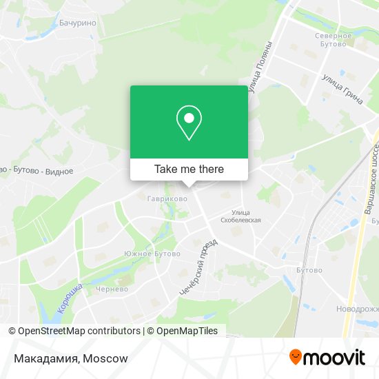 Макадамия map