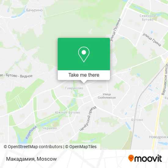 Макадамия map