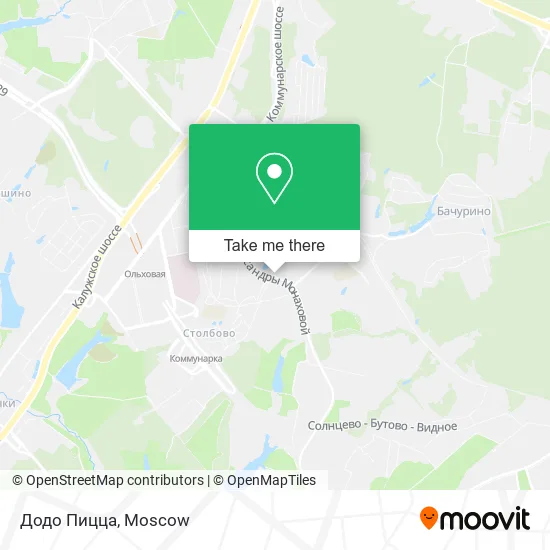 Додо Пицца map