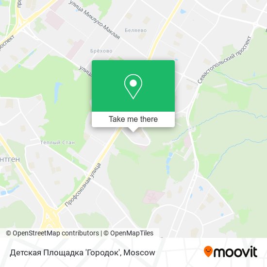 Детская Площадка 'Городок' map