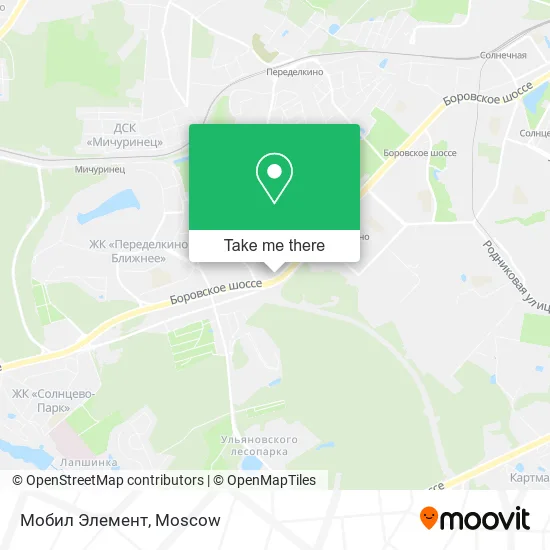 Мобил Элемент map