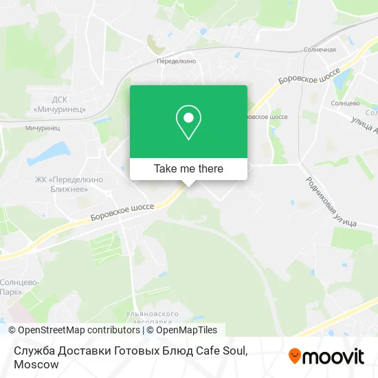 Служба Доставки Готовых Блюд Cafe Soul map