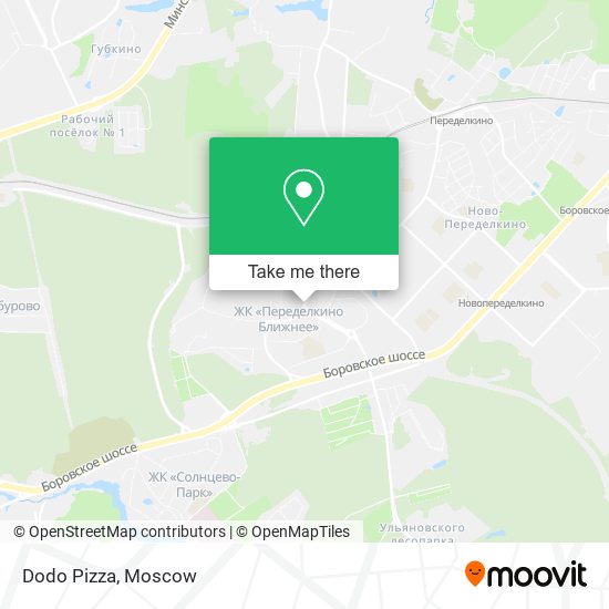 Dodo Pizza map