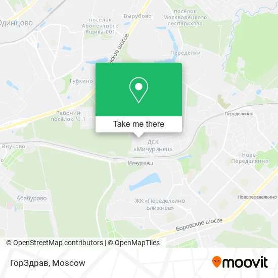 ГорЗдрав map