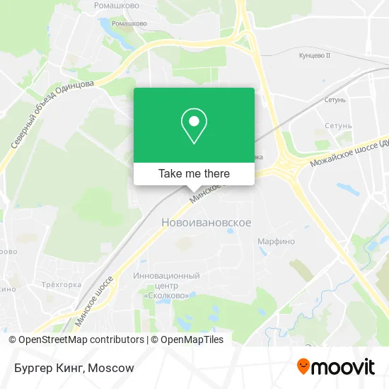 Бургер Кинг map