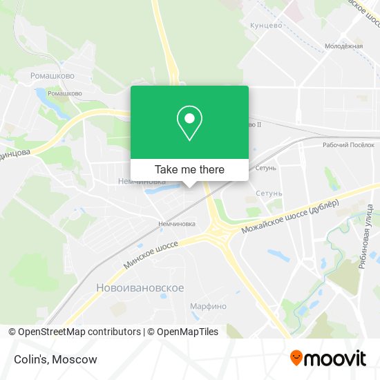 Colin's map