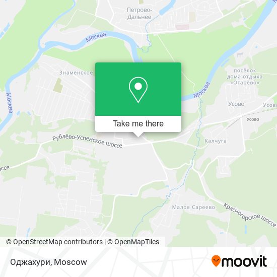 Оджахури map