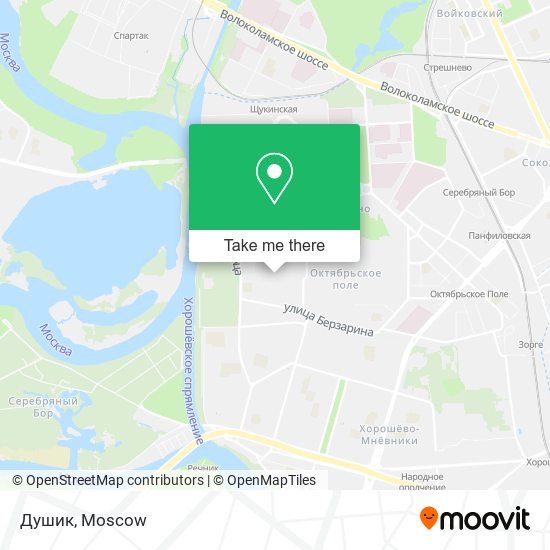 Душик map
