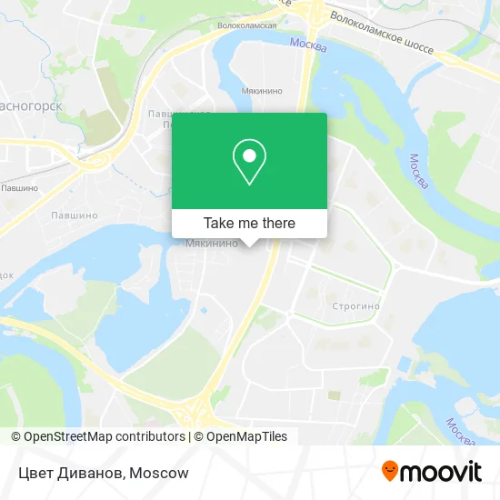 Цвет Диванов map