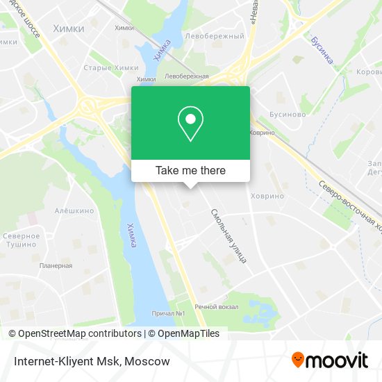 Internet-Kliyent Msk map