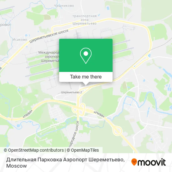 Длительная Парковка Аэропорт Шереметьево map
