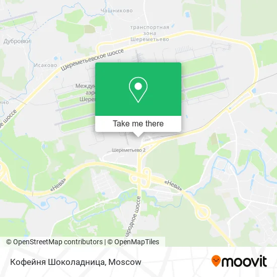 Кофейня Шоколадница map