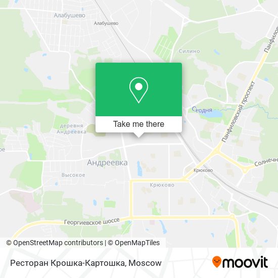 Ресторан Крошка-Картошка map