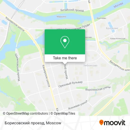 Борисовский проезд map