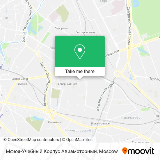 Мфюа-Учебный Корпус Авиамоторный map