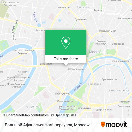 Большой Афанасьевский переулок map