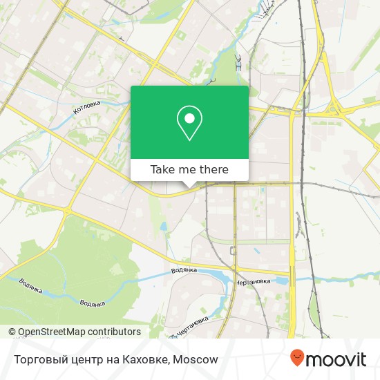 Торговый центр на Каховке map