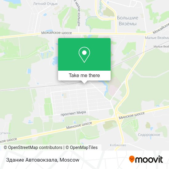 Здание Автовокзала map