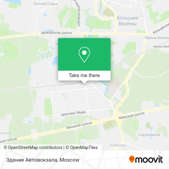 Здание Автовокзала map