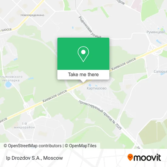 Ip Drozdov S.A. map