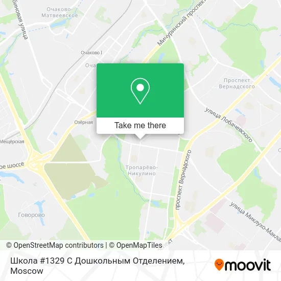 Школа #1329 С Дошкольным Отделением map