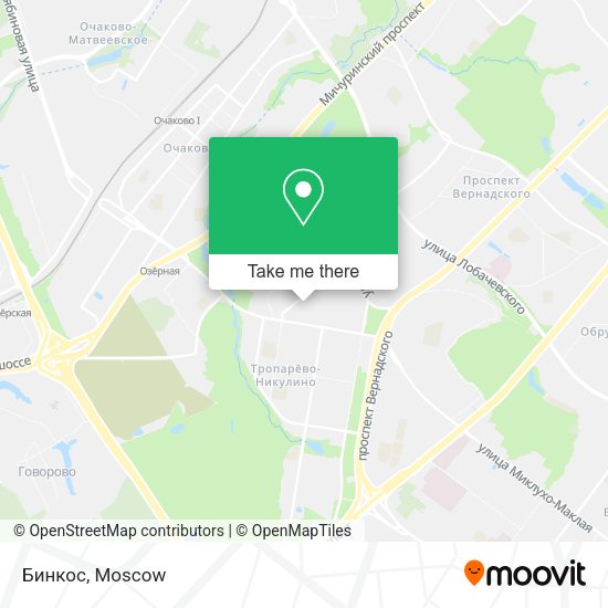 Бинкос map