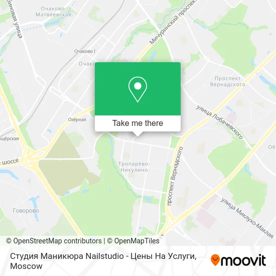 Студия Маникюра Nailstudio - Цены На Услуги map