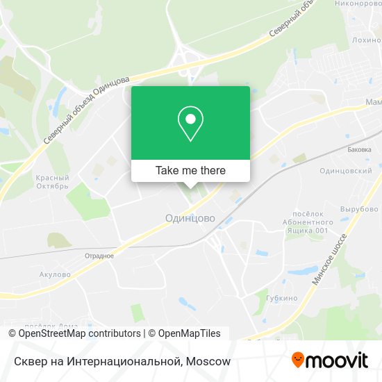 Сквер на Интернациональной map