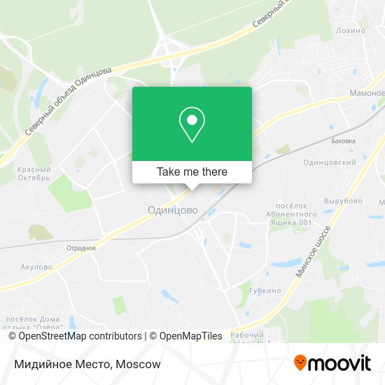 Мидийное Место map