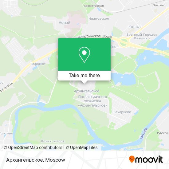 Архангельское map
