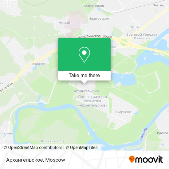Архангельское map