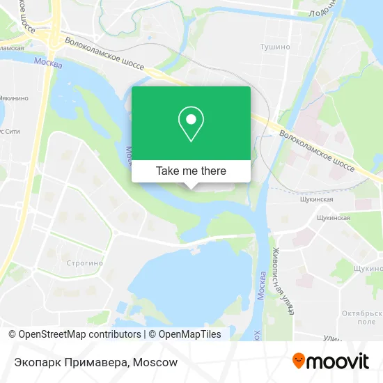Экопарк Примавера map