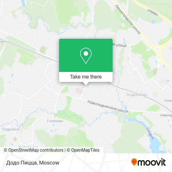 Додо Пицца map