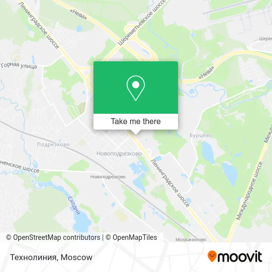 Технолиния map