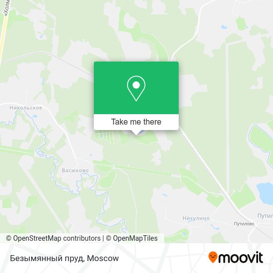Безымянный пруд map